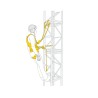 Petzl Fall Arrest and Work Positioning Kit with OK Triact Lock, Absorbica Y MGO 150, Captiv, Volt Harness, Bucket K096AB01