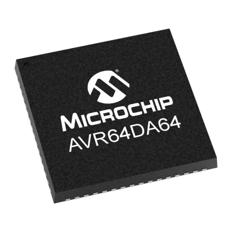 Microchip 8 bit AVR AVR® DA Microcontroller 24 MHz 64kB FLASH 64-Pin VQFN AVR64DA64-I/MR