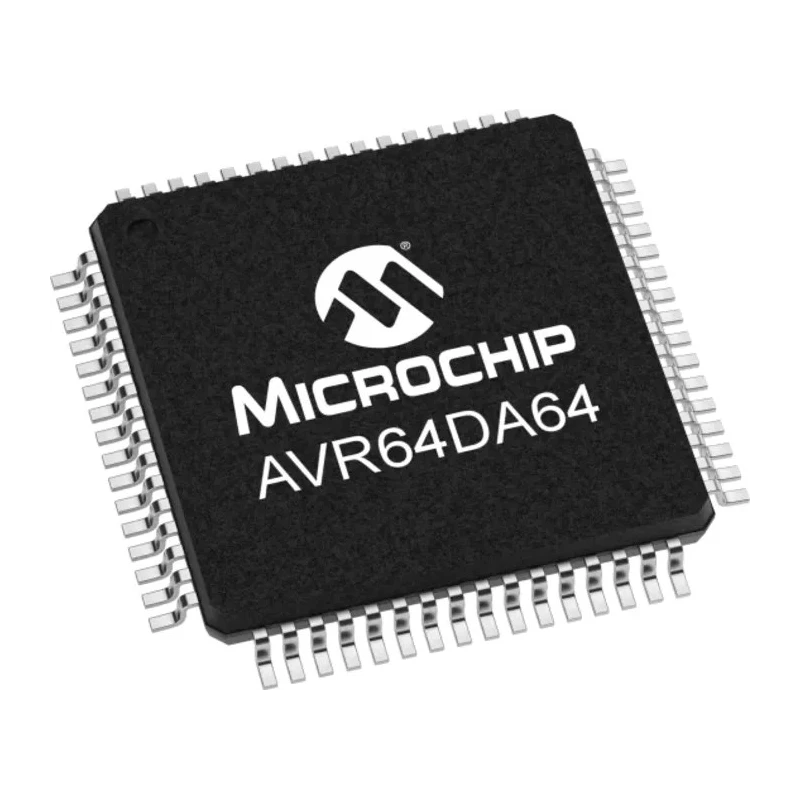 Microchip 8 bit AVR AVR® DA Microcontroller 24 MHz 64kB FLASH 64-Pin VQFN AVR64DA64-I/MR