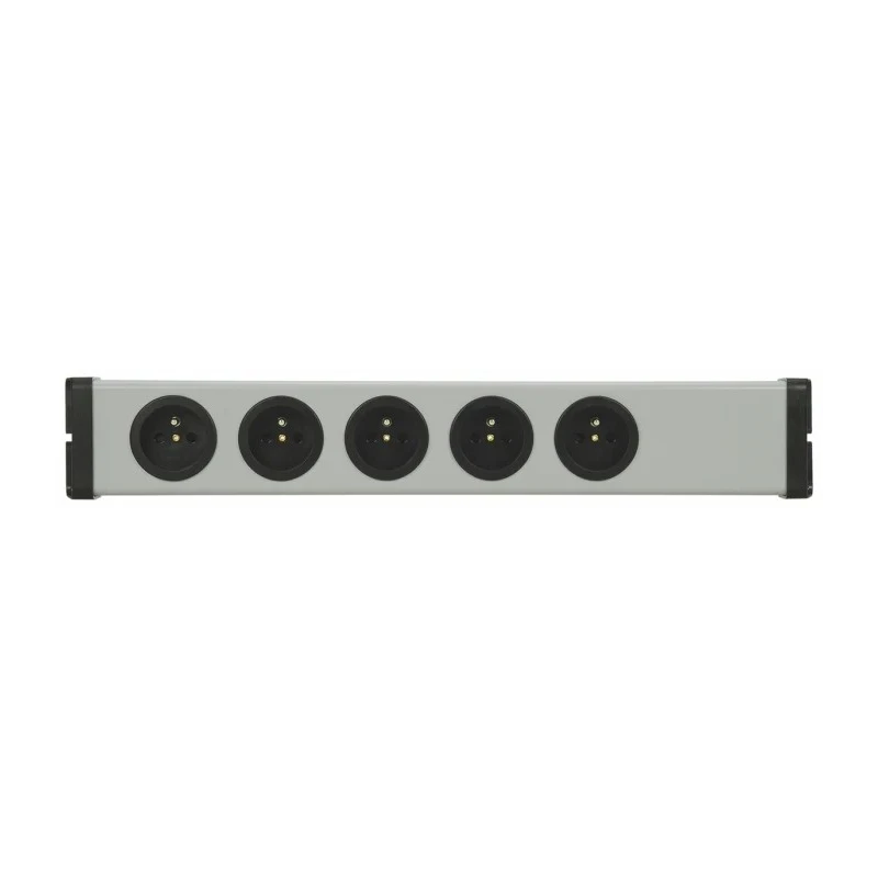 Bodo Ehmann 5 Gang 16A 250V Trailing Socket Type E, Cordless, Grey Black 0200X02052300
