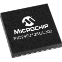 Microchip 16 bit PIC PIC24FJ GL Microcontroller 32 MHz 128kB FLASH 28-Pin QFN PIC24FJ128GL302-I/MV