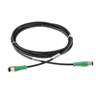 Phoenix Contact Male 5 way M12 to Female 5 way M12 Sensor Actuator Cable 3 m Polyurethane Jacket, 48-60 V 1681619
