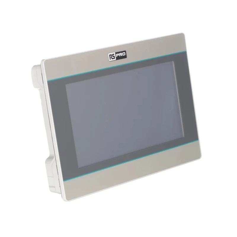 RS PRO HMI Panel 7 Inch Entry Level TFT LCD Display 800 x 480 Pixel with 2 Ports RS422/485, COM, RS232, USB 2.0 215-6604