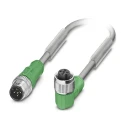 Phoenix Contact Sensor Actuator Cable Male 5 way M12 to Female 5 way M12, 3 m, 60V, Polyurethane Jacket 1457296