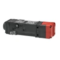 Omron D4SL-N Series Solenoid Interlock Switch, 3 NC Safety Contacts, Power to Unlock, 24V DC, Metal Housing, IP67 