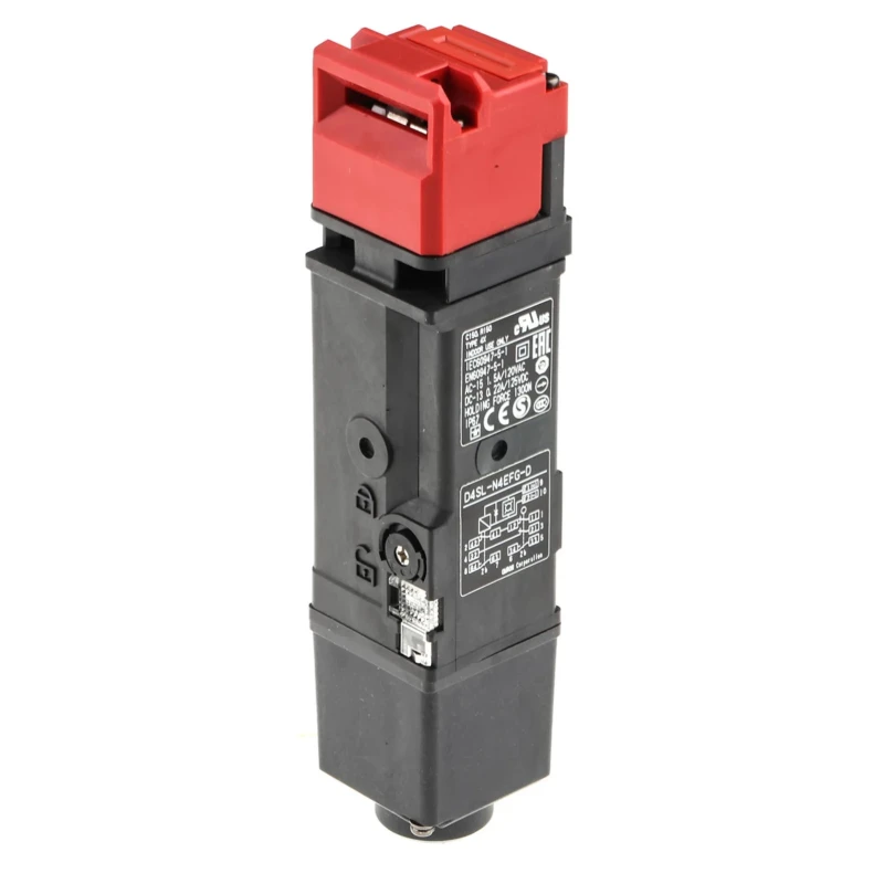 Omron D4SL-N Series Solenoid Interlock Switch, Power to Lock, 24V DC, IP67, Plastic Housing, 1.5A Contact Current 