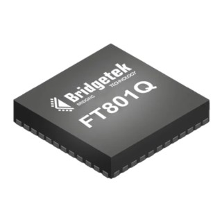Bridgetek Graphics Controller 48-Pin VQFN 3.3V Surface Mount FT801Q-R