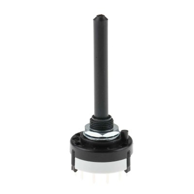 Lorlin 12 Position SPST Rotary Switch, 150mA, Nylon Housing, 27.5mm Diameter, Panel Mount CK1059