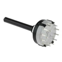 Lorlin 12 Position SPST Rotary Switch, 150mA, Nylon Housing, 27.5mm Diameter, Panel Mount CK1059