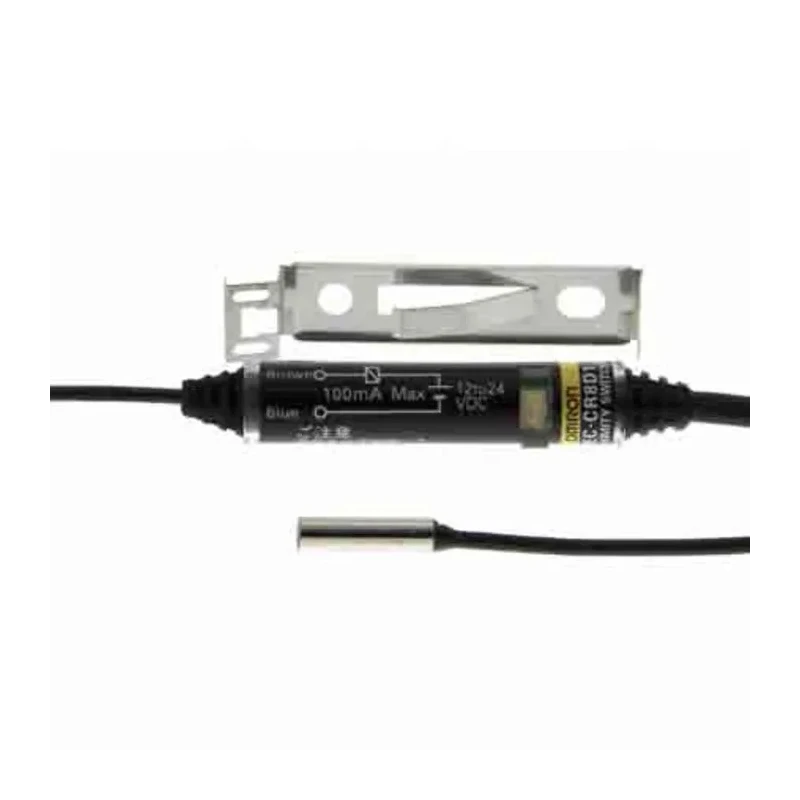 Omron Barrel Inductive Proximity Sensor M12 Thread 24V DC 0.8mm Detection 100mA 2-Wire E2EC-CR8D1
