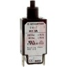 Schurter T11 Series Thermal Circuit Breaker 2A Current Rating 1-Pole Panel Mount Quick Connect Terminals 4400.0193