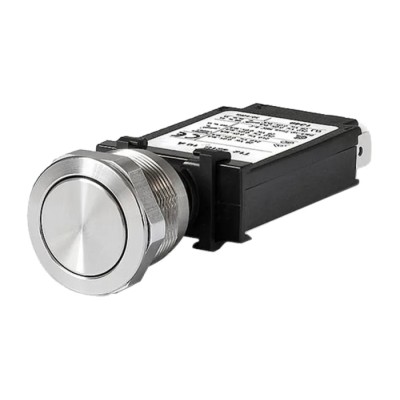 Schurter T12 1-Pole Thermal Circuit Breaker Panel Mount 16A Current Rating 240V AC 28V DC 4410.9002
