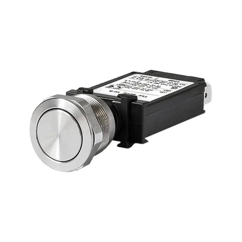 Schurter T12 1-Pole Thermal Circuit Breaker Panel Mount 16A Current Rating 240V AC 28V DC 4410.9002