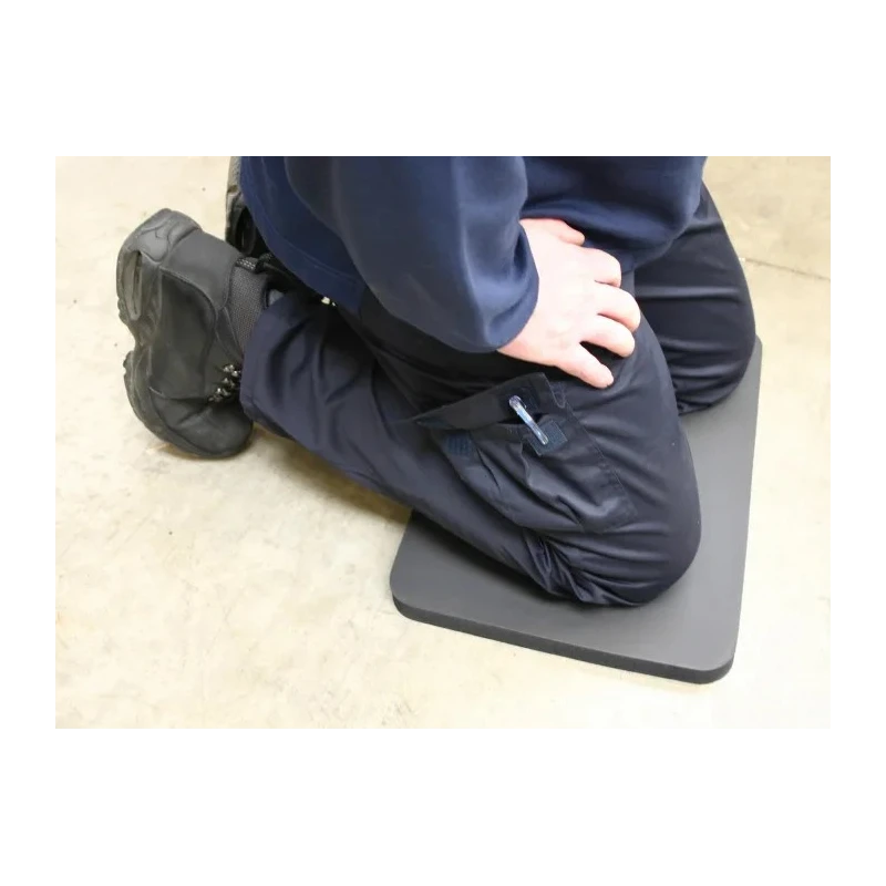 COBA Europe Black Nitrile Rubber (NBR) Kneeling Pad Resistant to Oil and Chemicals 530 x 360 x 25 mm KS010001