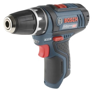 Bosch GSR Series Keyless Cordless Drill Driver 12 V Brushed Motor 10 mm Chuck 30 Nm Torque 0/400/1300 RPM 0601868101