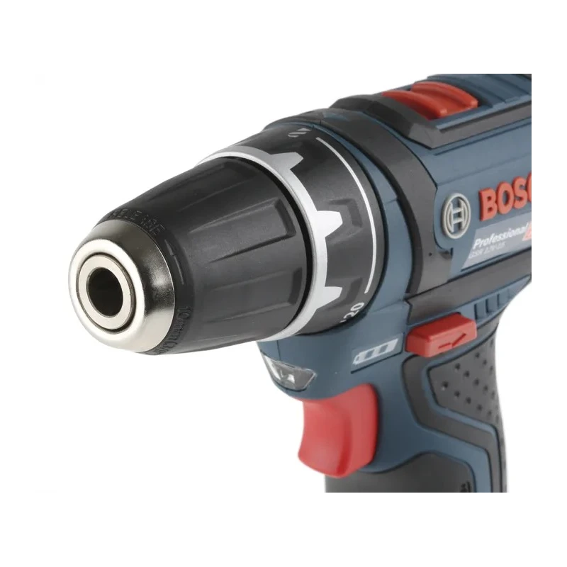 Bosch GSR Series Keyless Cordless Drill Driver 12 V Brushed Motor 10 mm Chuck 30 Nm Torque 0/400/1300 RPM 0601868101
