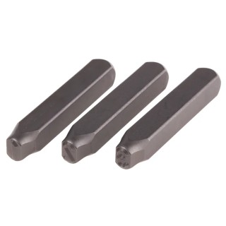 RS PRO 8 mm 9 Piece Engraving Number Punch Set from Chrome Vanadium Steel 875-4746