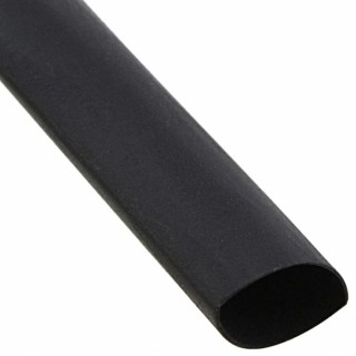 TE Connectivity Halogen Free Flame Retardant Polyolefin Heat Shrink Tubing Black 19mm Sleeve Diameter x 50m V2-18.0-0-FSP-SM