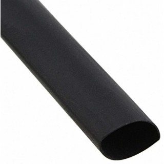 TE Connectivity Halogen Free Heat Shrink Tubing Black 3.6 mm Sleeve Diameter x 200 m Length 2:1 Ratio V2-3.0-0-SP-SM