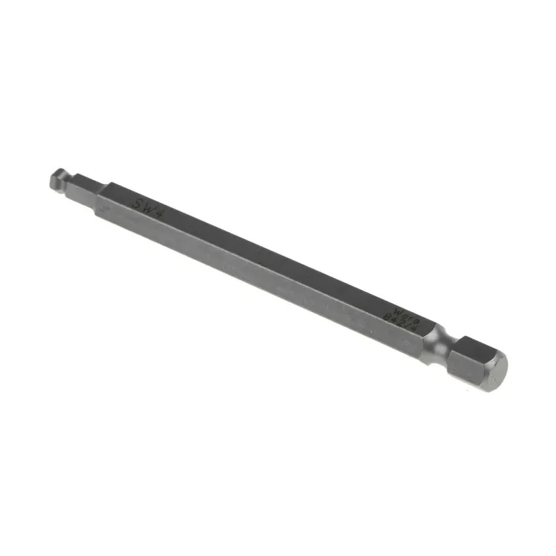Wera Hex Ball End Screwdriver Bit 6.35 mm Drive, 4 mm Tip, 89 mm Overall 05059681001