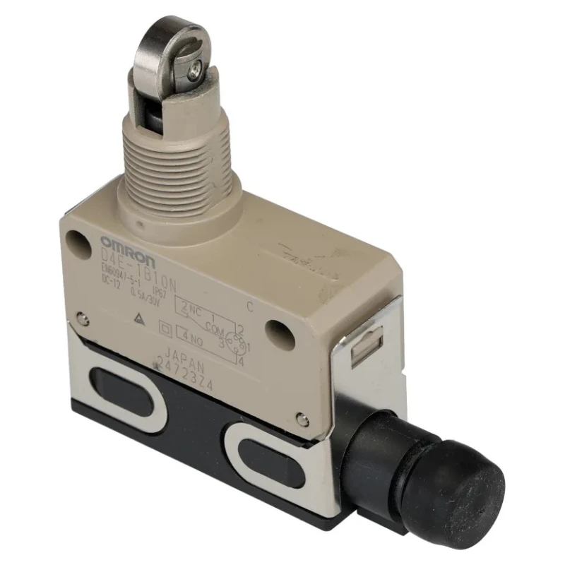 Omron Roller Plunger Limit Switch 1 NO/1 NC Zinc Housing IP67 125V AC 