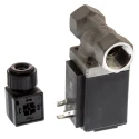Burkert Stainless Steel 2-Port Normally Closed Solenoid Valve 24V ac/dc 12mm Orifice 048606