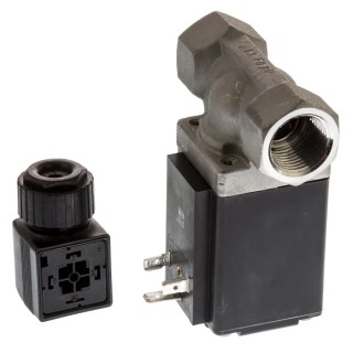 Burkert Stainless Steel 2-Port Normally Closed Solenoid Valve 24V ac/dc 12mm Orifice 048606