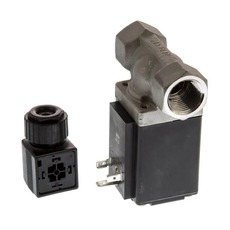 Burkert Stainless Steel 2-Port Normally Closed Solenoid Valve 24V ac/dc 12mm Orifice 048606