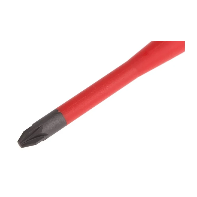 Wera Insulated Screwdriver PZ2 Tip 100 mm Blade Chrome Plated Stainless Steel VDE 1000V Approved 205mm Overall 05006461001