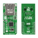MikroElektronika ETH Wiz Click W5500 Evaluation Kit for mikroBUS Socket 80 MHz MIKROE-1718