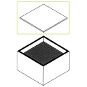 Weller Fine Dust Filter ESD Safe for use with WFE 2S T0058735937