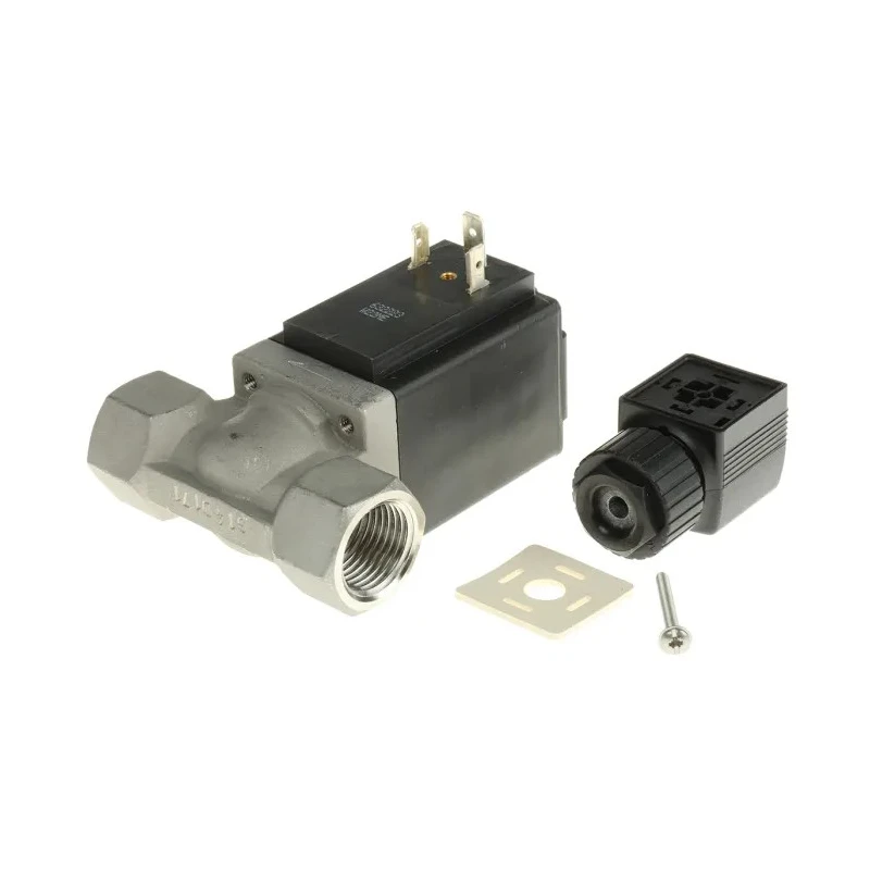 Burkert Stainless Steel 2 Port NC Solenoid Valve 110V AC, 12mm Orifice, 16 bar Max Pressure 049053