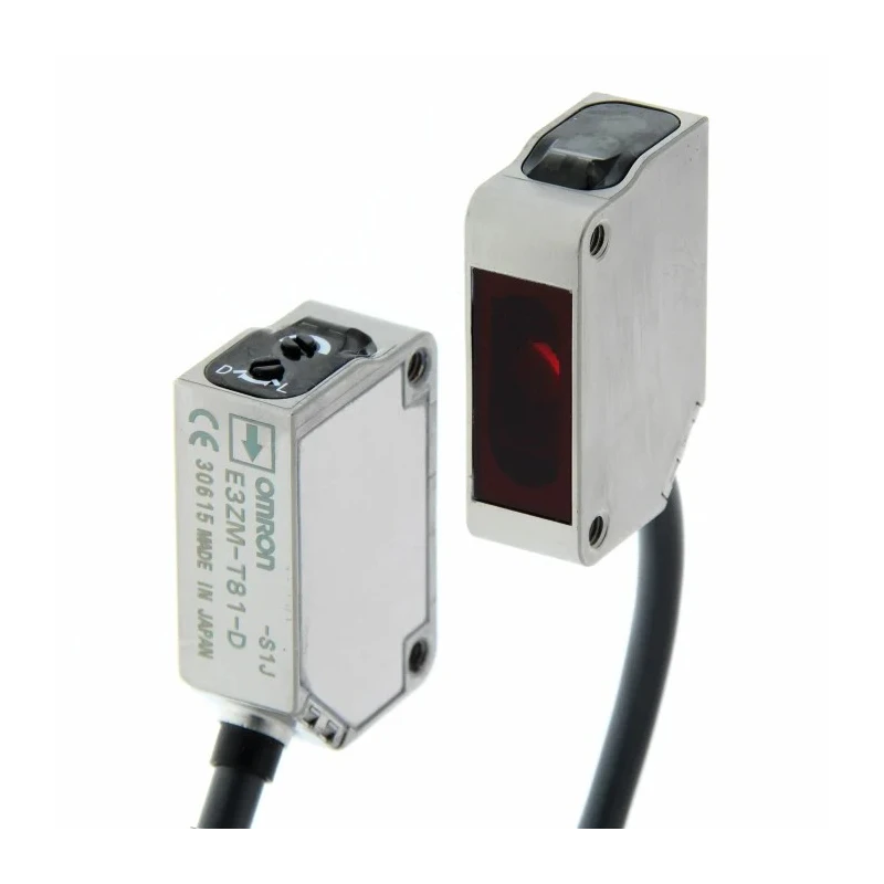 Omron Through Beam Photoelectric Sensor Block Style 15 m Detection Range PNP Output E3ZM-T81 5M