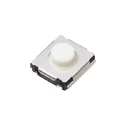 Panasonic White Tactile Switch Push Plate 3.8 mm SPST 20mA Surface EVQQ2B01W