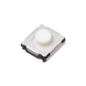 Panasonic White Tactile Switch Push Plate 3.8 mm SPST 20mA Surface EVQQ2B01W