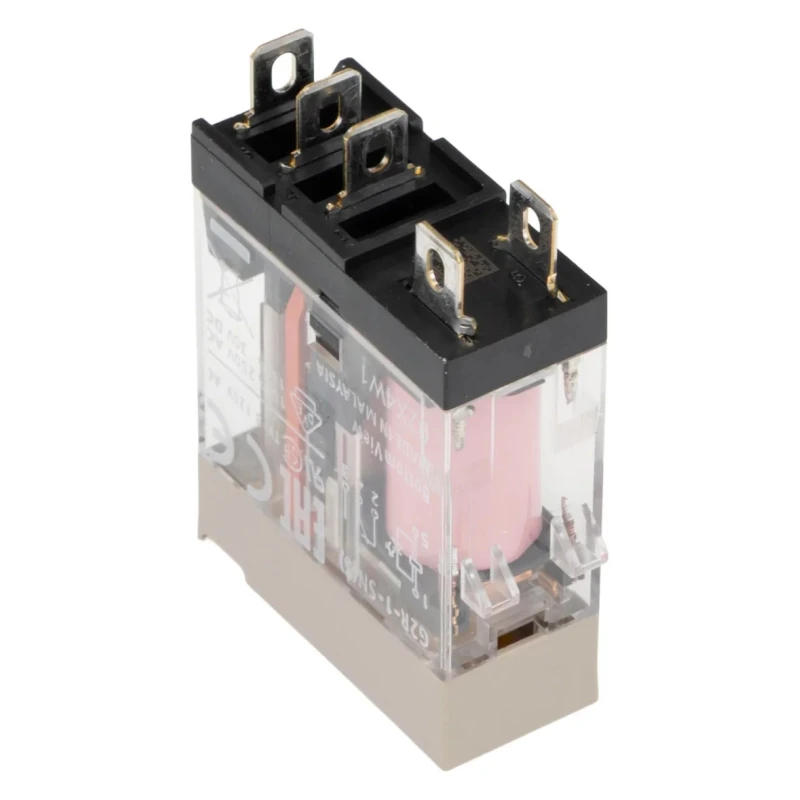 Omron Power Relay, 240V AC Coil Voltage, 10A Switching Current, SPDT Contact Configuration, Plug-In G2R-1-SN 240VAC (S)