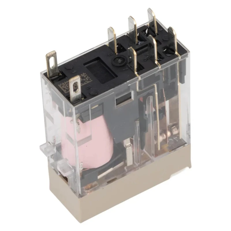 Omron Non-Latching Power Relay 48V AC Coil, DPDT Contact Configuration, 5A Switching Current G2R-2-SN 48VAC