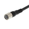 Omron Sensor Actuator Cable 4-Core 2 m Polyurethane Jacket Black, M8 Male to Unterminated Free End XS3F-M421-402-A