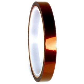 3M ™ 1205 Amber Polyimide Film Electrical Tape, 19mm Width x 33 m Length, Acrylic Adhesive, High Temperature T120519