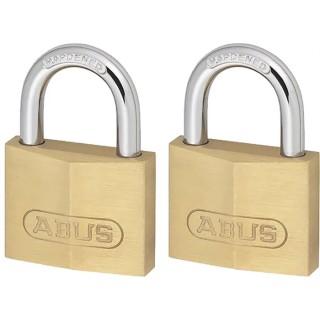 ABUS Key Brass Padlock Weatherproof with 6.5 mm Shackle Diameter and 25 mm Body Width 53967