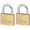 ABUS Key Brass Padlock Weatherproof with 6.5 mm Shackle Diameter and 25 mm Body Width 53967