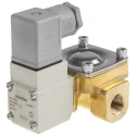 SMC Pneumatic Solenoid Valve, Brass Body, 24V DC, 1.5 MPa, G 3/8 Port, VXD242GGA