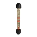 Georg Fischer Short Version Series Flow Meter with Plastic Body, Connection Thread Sizes 1-1/2 in, 3/4 in, 1 in 198801896