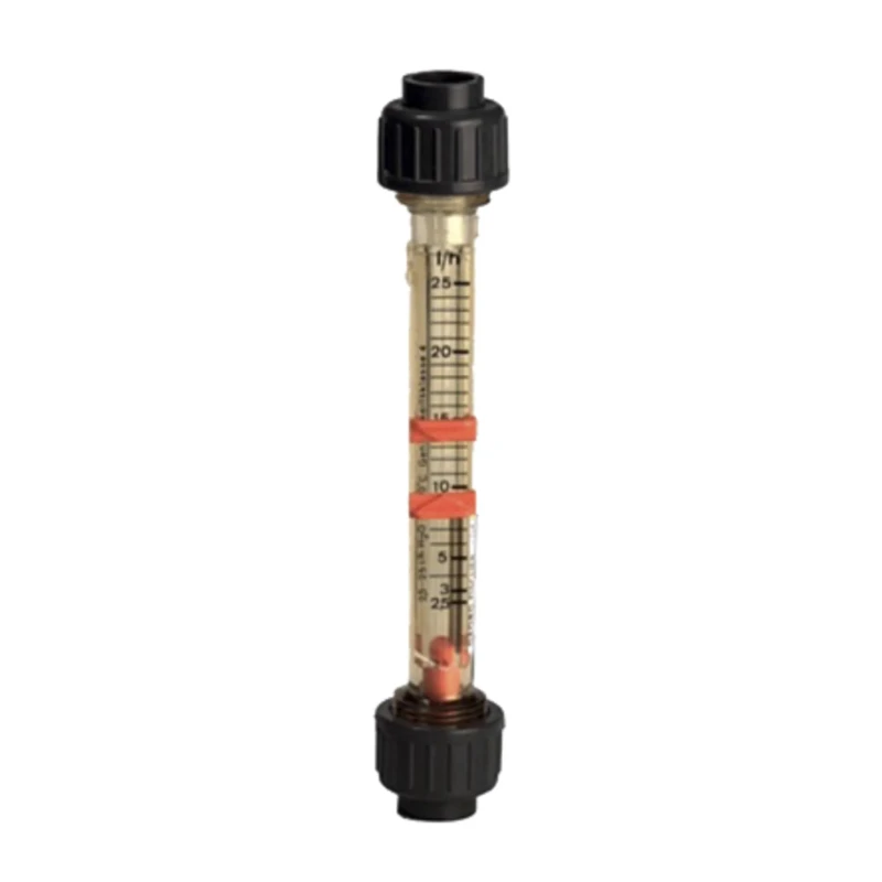 Georg Fischer Short Version Series Flow Meter with Plastic Body, Connection Thread Sizes 1-1/2 in, 3/4 in, 1 in 198801896