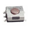TE Connectivity Brown Tactile Switch Round 0.27 mm SPST 50mA 24 V dc PCB Mount 1-1437565-8