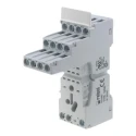 Relpol 14 Way 300V AC DIN Rail Relay Socket for R3N Relay GZM3-BLACK