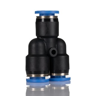 RS PRO Polyoxymethylene Pneumatic Fitting Push-in 8 mm Tube Connection 10 Bar Maximum Operating Pressure 60°C 916-0912