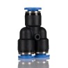 RS PRO Polyoxymethylene Pneumatic Fitting Push-in 8 mm Tube Connection 10 Bar Maximum Operating Pressure 60°C 916-0912