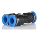 RS PRO Polyoxymethylene Pneumatic Fitting Push-in 8 mm Tube Connection 10 Bar Maximum Operating Pressure 60°C 916-0912