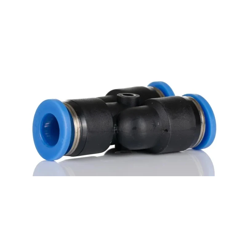 RS PRO Polyoxymethylene Pneumatic Fitting Push-in 8 mm Tube Connection 10 Bar Maximum Operating Pressure 60°C 916-0912